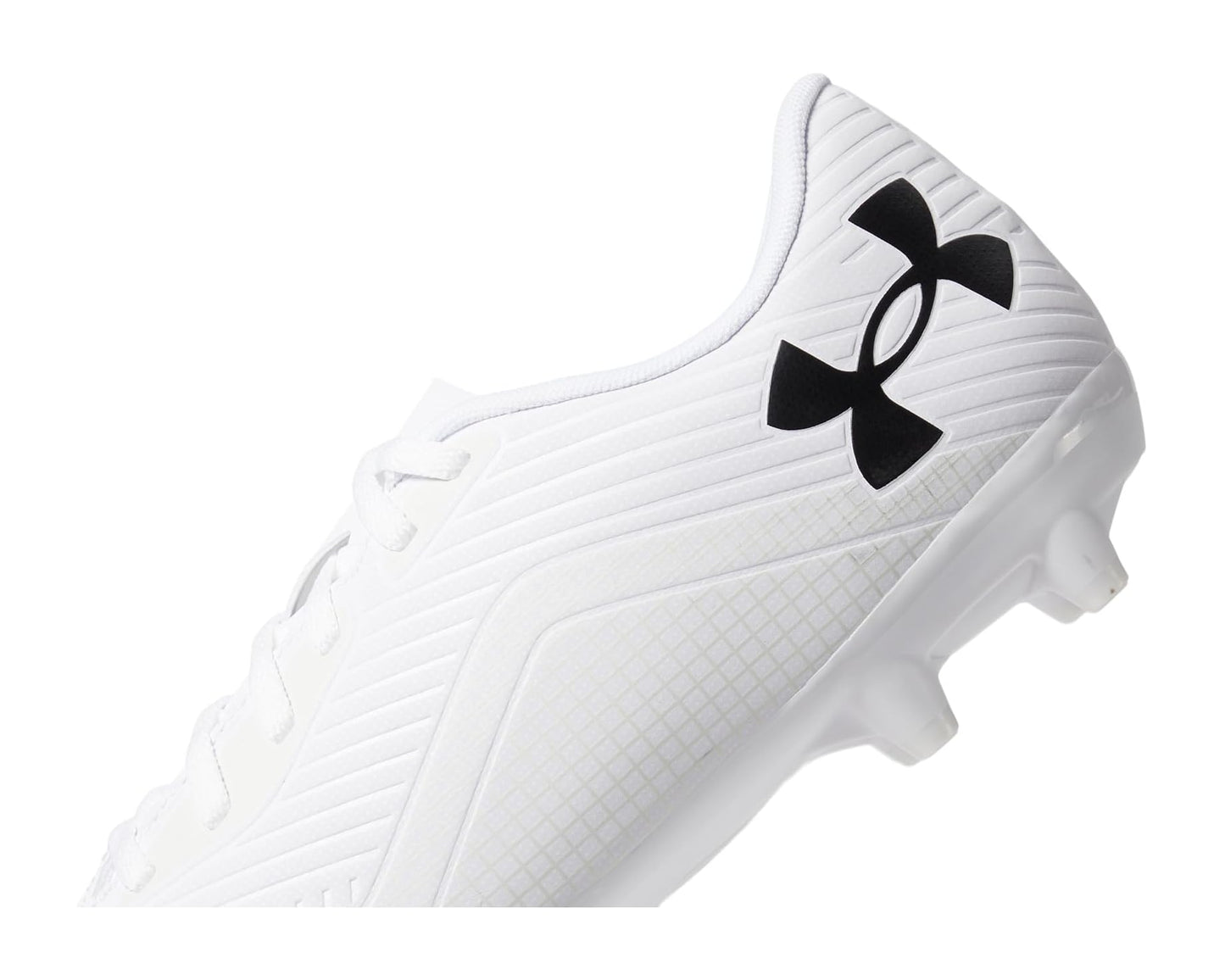 Unisex Under Armour Shadow Select 2 Football Cleats White/White Clay/Black