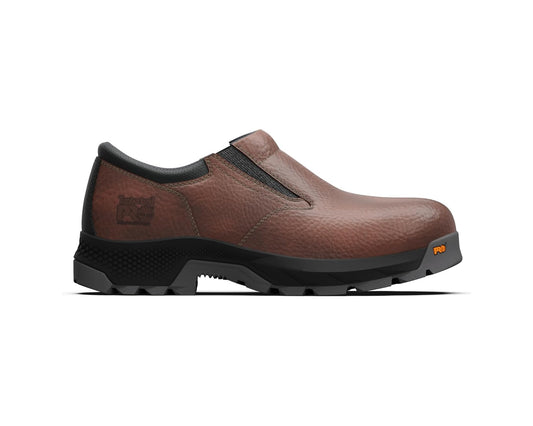 Men's Timberland PRO Titan EV Slip-On Composite Safety Toe Industrial Casual Work Shoe Teak Trailblazer 1