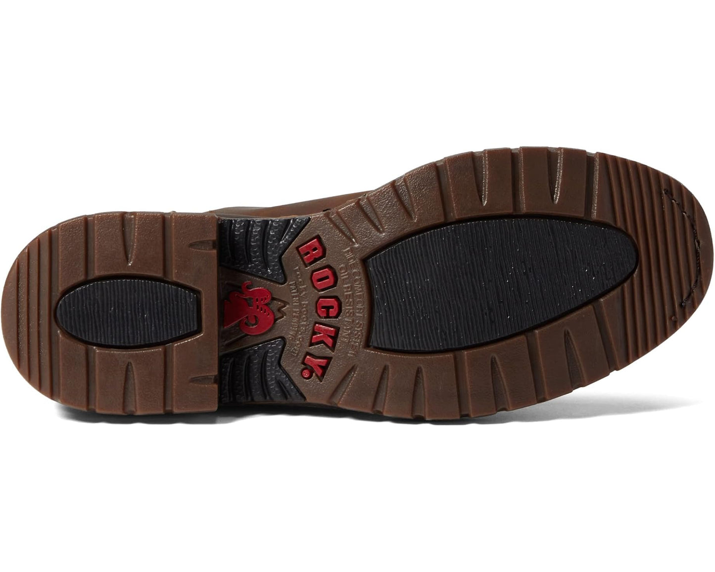 Men's Rocky Western Original Ride 10 Soft Toe Brown