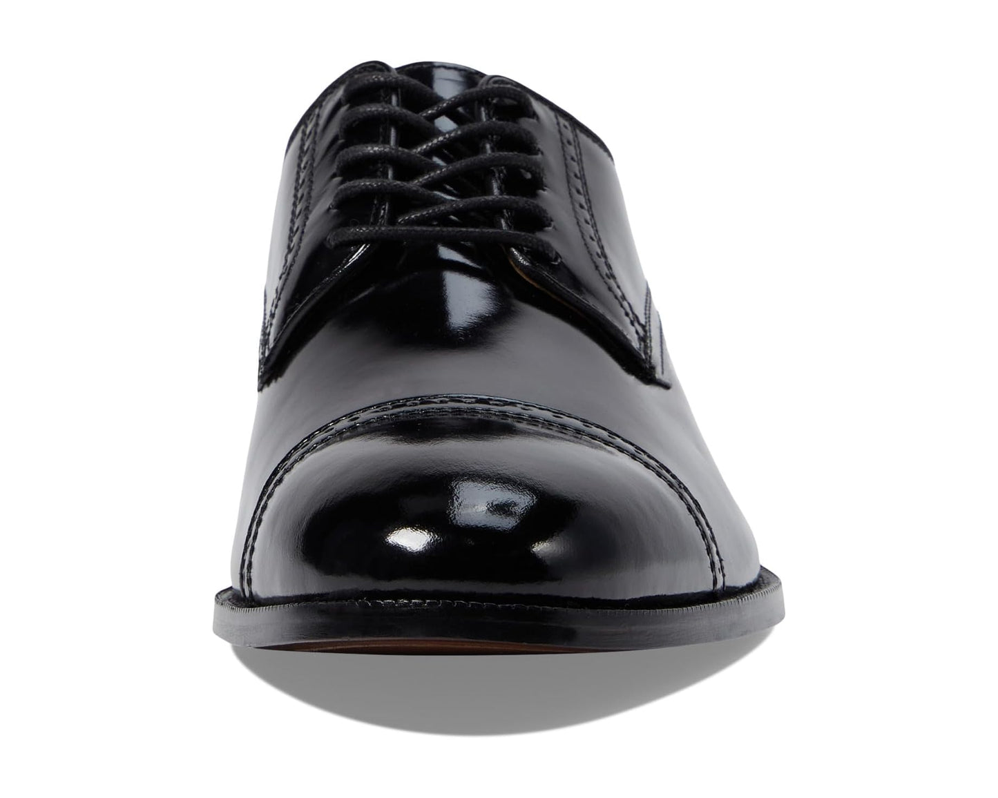 Men's Johnston & Murphy Bradford Dress Cap Toe Oxford Black Brush-Off