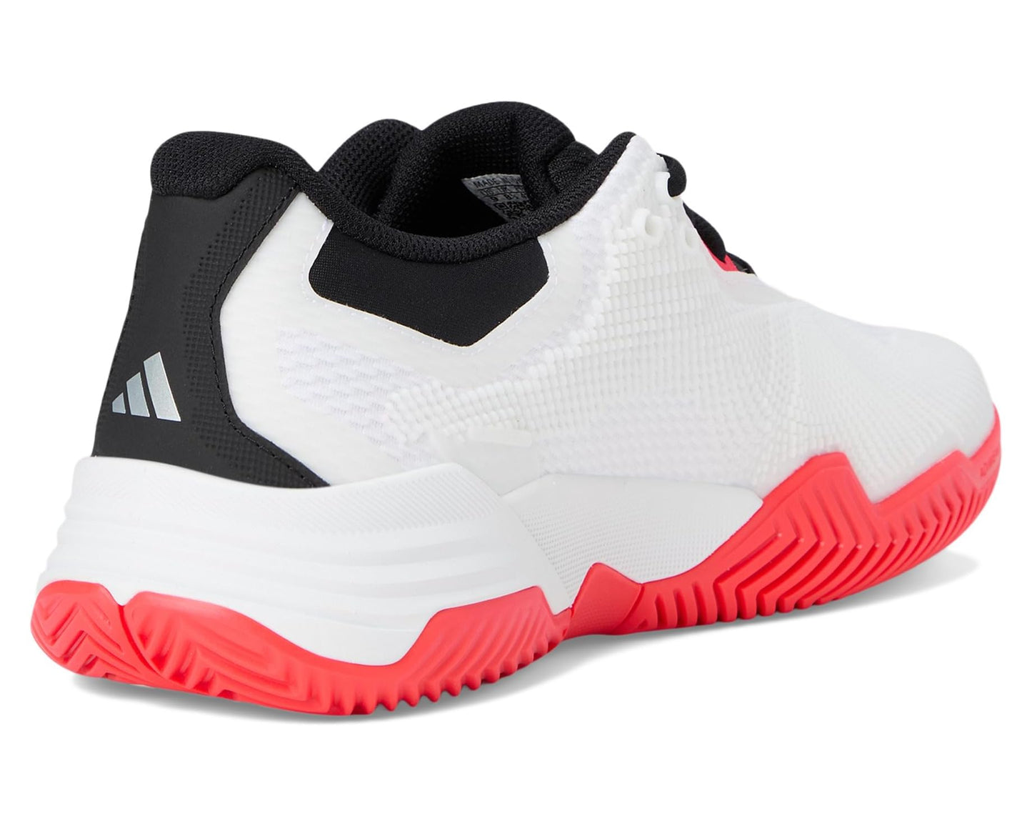 Men's adidas SoleMatch Control 2 Tennis Shoes White/Black/Silver Metallic