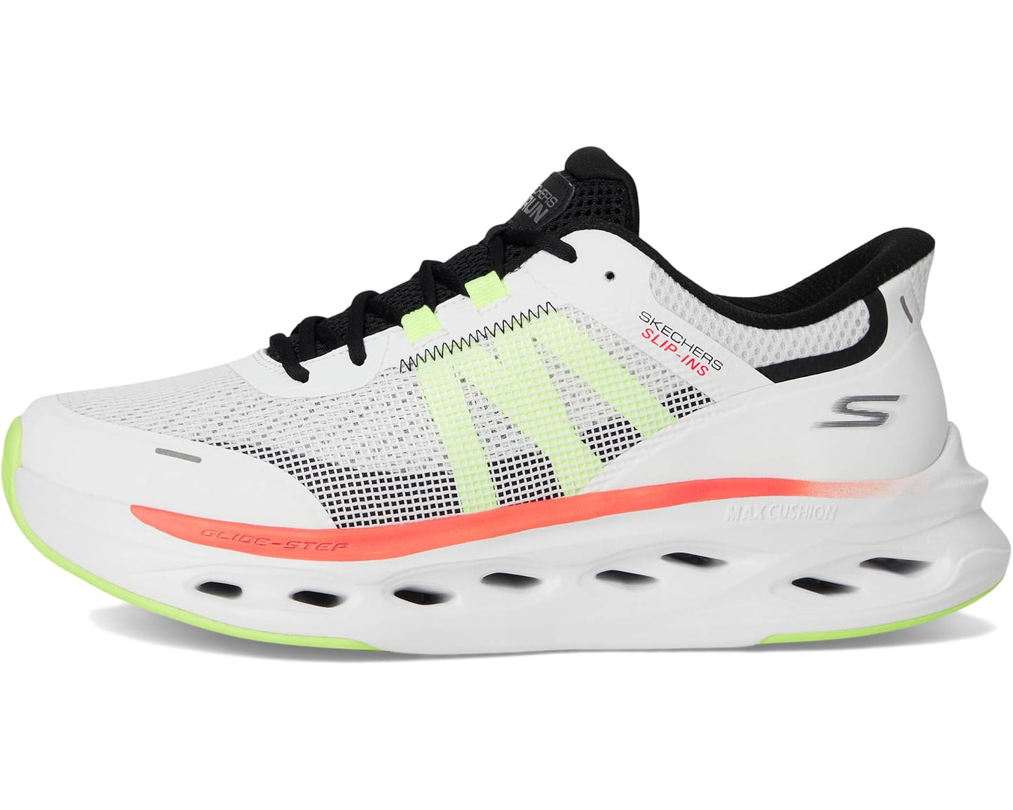 Men's SKECHERS Hands Free Slip-ins Max Cushioning Glide-Step - Advert Sneaker White/Multi