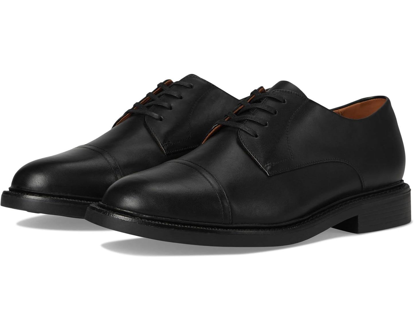 Men's Polo Ralph Lauren Asher Cap Toe Black Calf Leather
