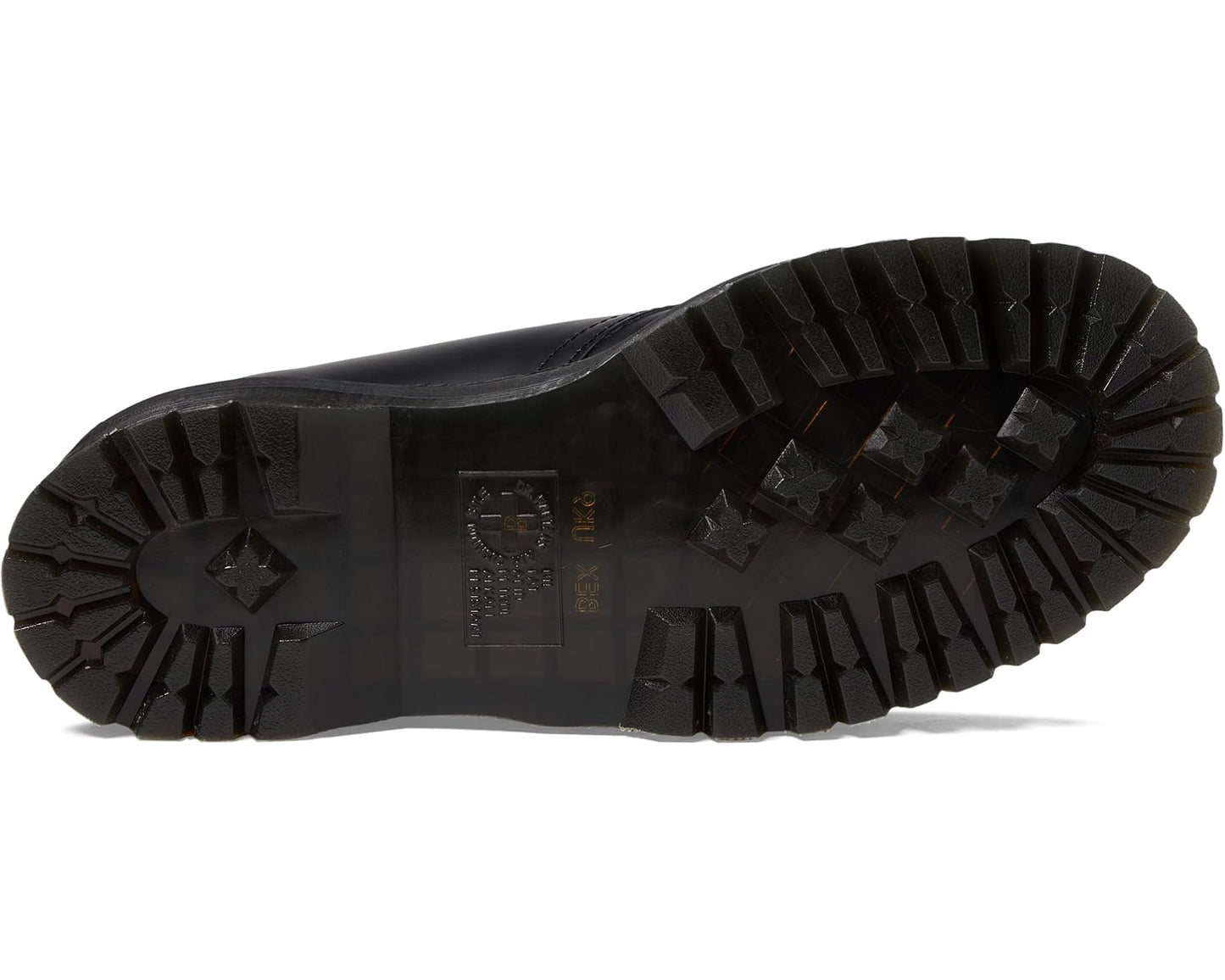 Unisex Dr. Martens 1461 Quad Smooth Leather Platform Shoes Black Polished Smooth