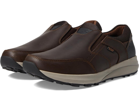 Men's Nunn Bush Excursion Waterproof Moccasin Toe Slip-On Brown CH