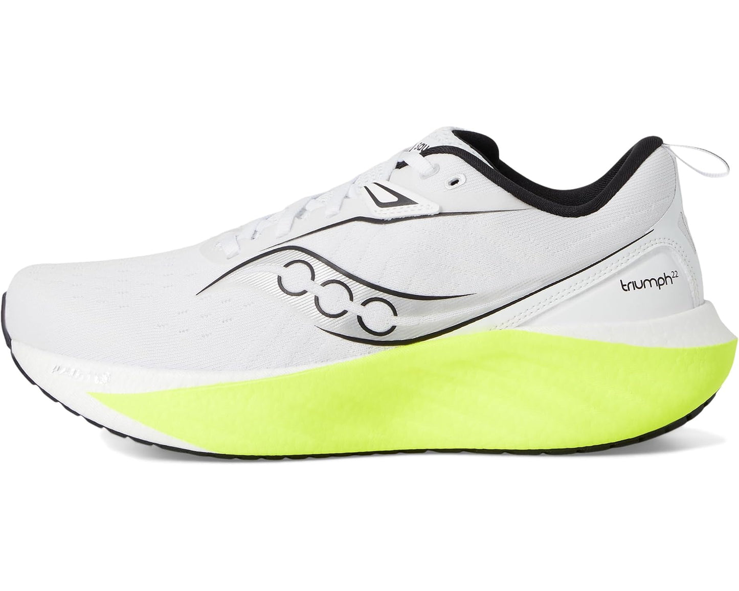 Men's Saucony Triumph 22 White/Citron