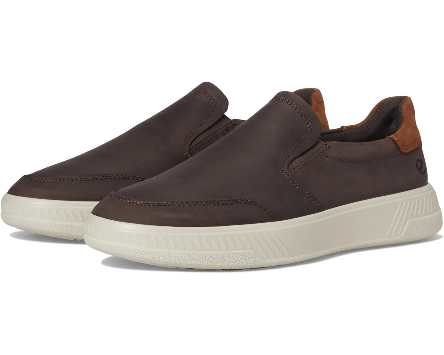 Men's ECCO Move Slip On Sneaker Coffee/Camel Suede