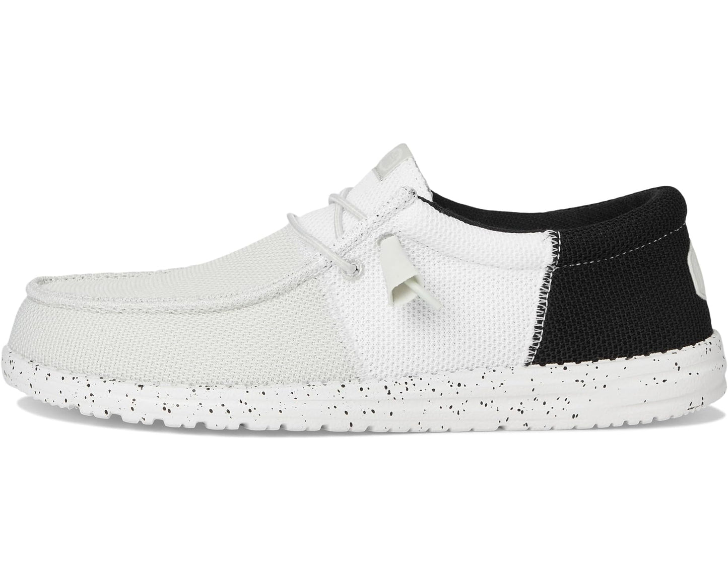 Men's Hey Dude Wally Tri Varsity Mesh White/Black