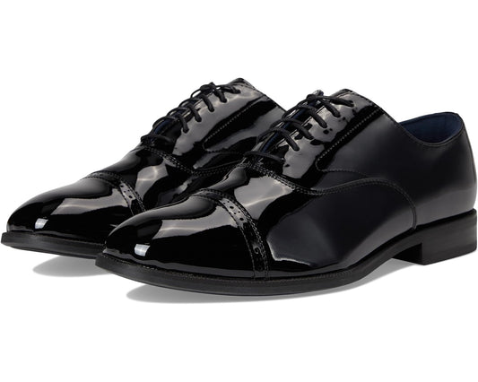 Men's Stacy Adams Concorde II Cap Toe Lace-Up Black Patent