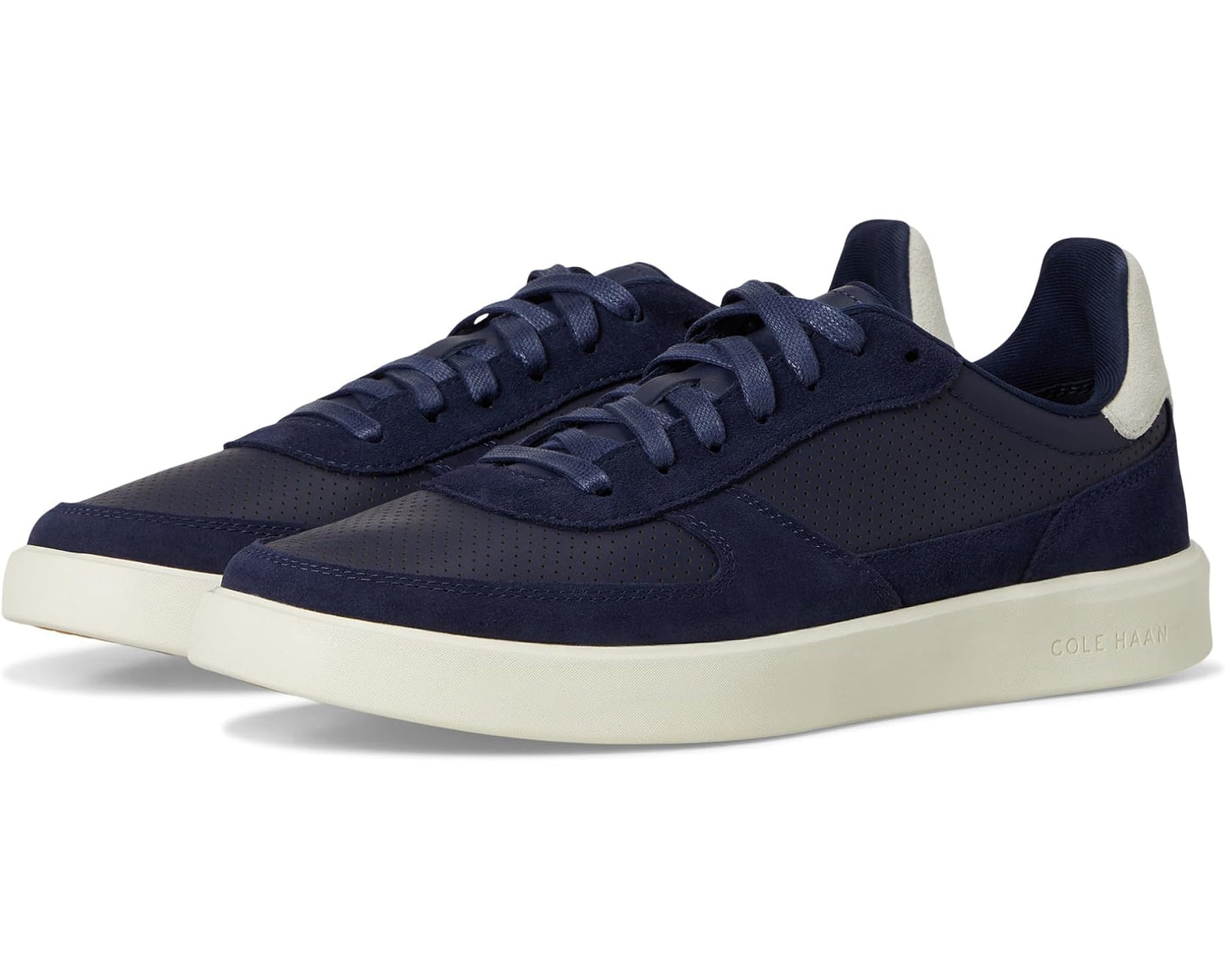 Men's Cole Haan Grand Crosscourt Daily Court Sneakers Midnight Moon/Silver Birch/Ivory