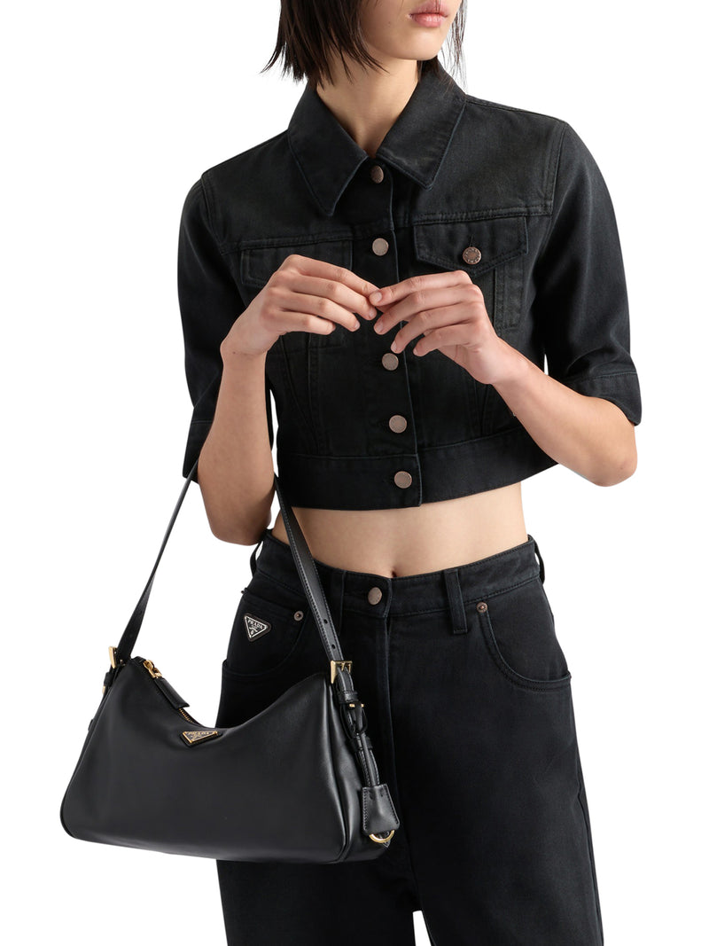 Prada Women Prada Aimee Medium Leather Shoulder Bag