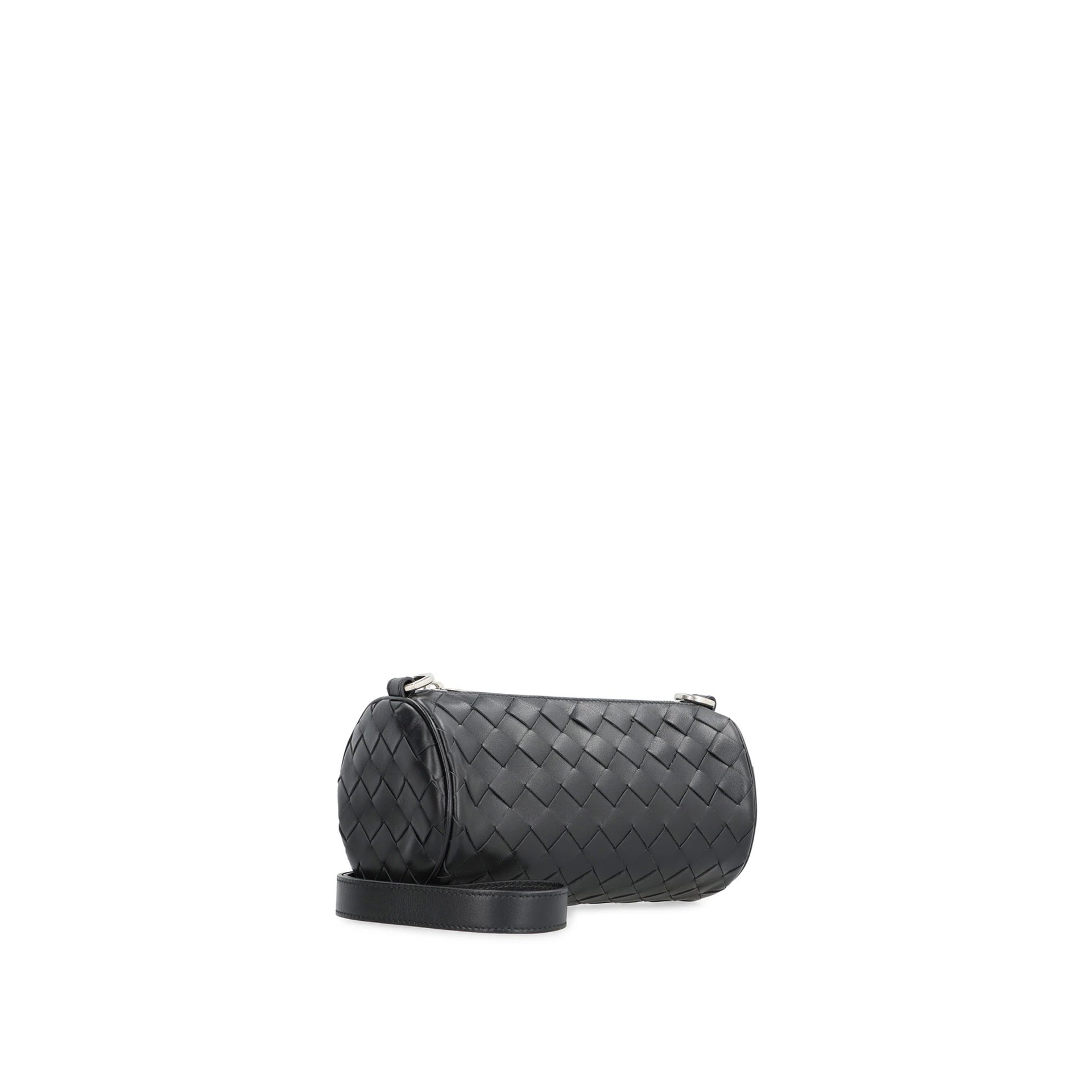Bottega Veneta Barrell Mini Intrecciato Leather Bag Men