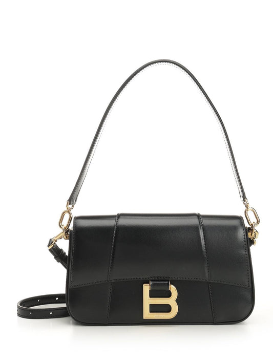 Balenciaga Women Small "Hourglass" Shoulder Bag