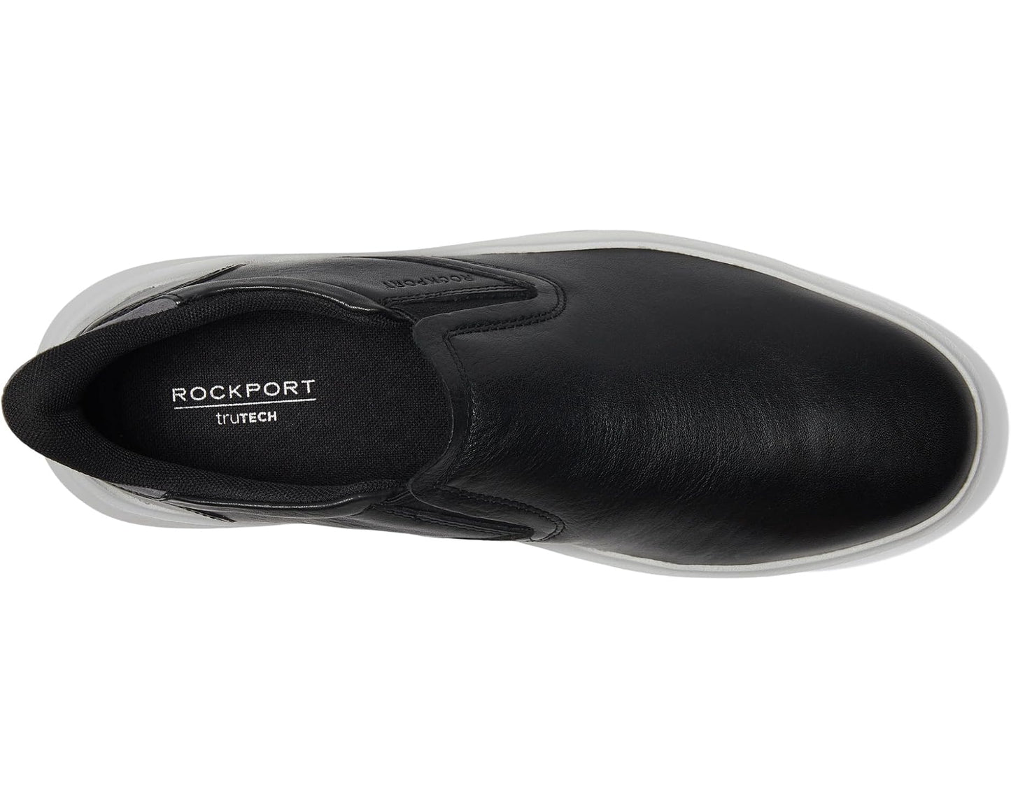 Men's Rockport Tristen Step Activated Slip-On Black Leather