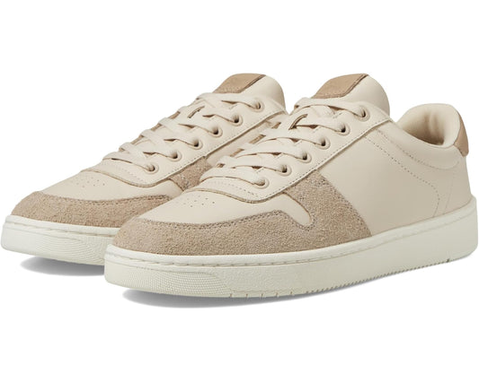 Men's TOMS TRVL LITE Court Beige Leather/Shaggy Suede