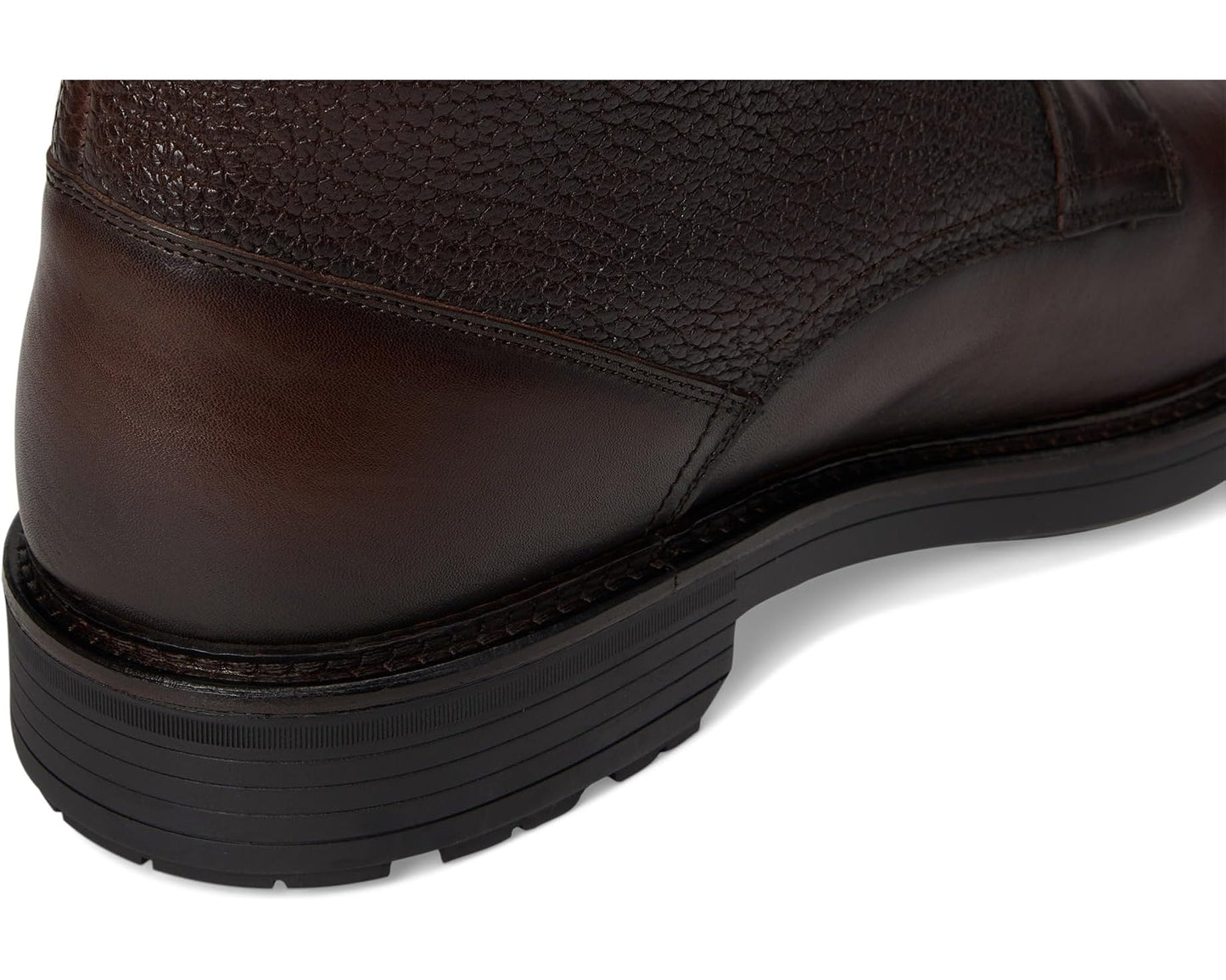 Men's Johnston & Murphy Collection Latham Plain Toe Shearling Boots Dark Brown European Calfskin/Shearling