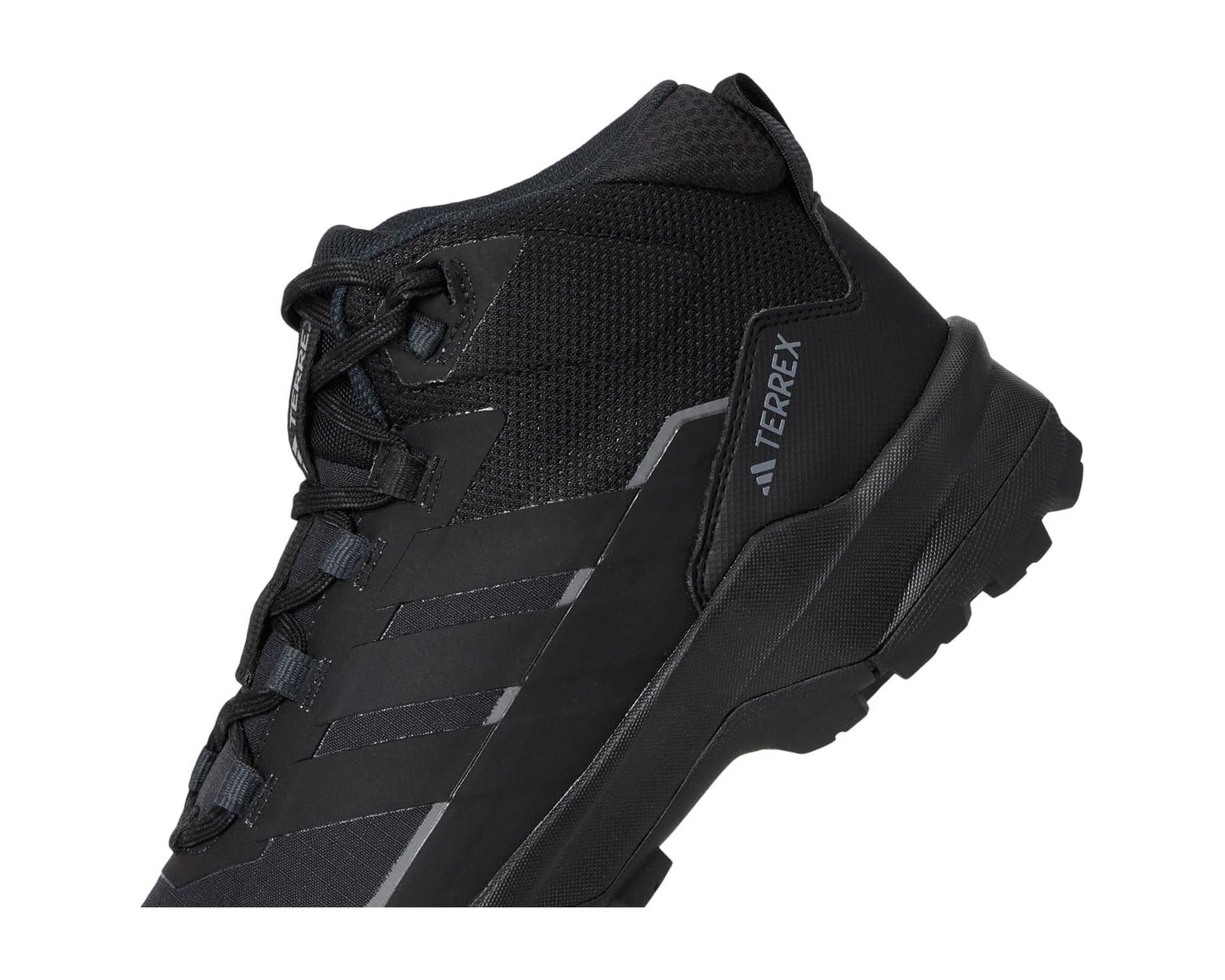 Men's adidas Outdoor Terrex Skychaser Ax5 Mid Top GORE-TEX Hiking Shoes Black/Black/Carbon