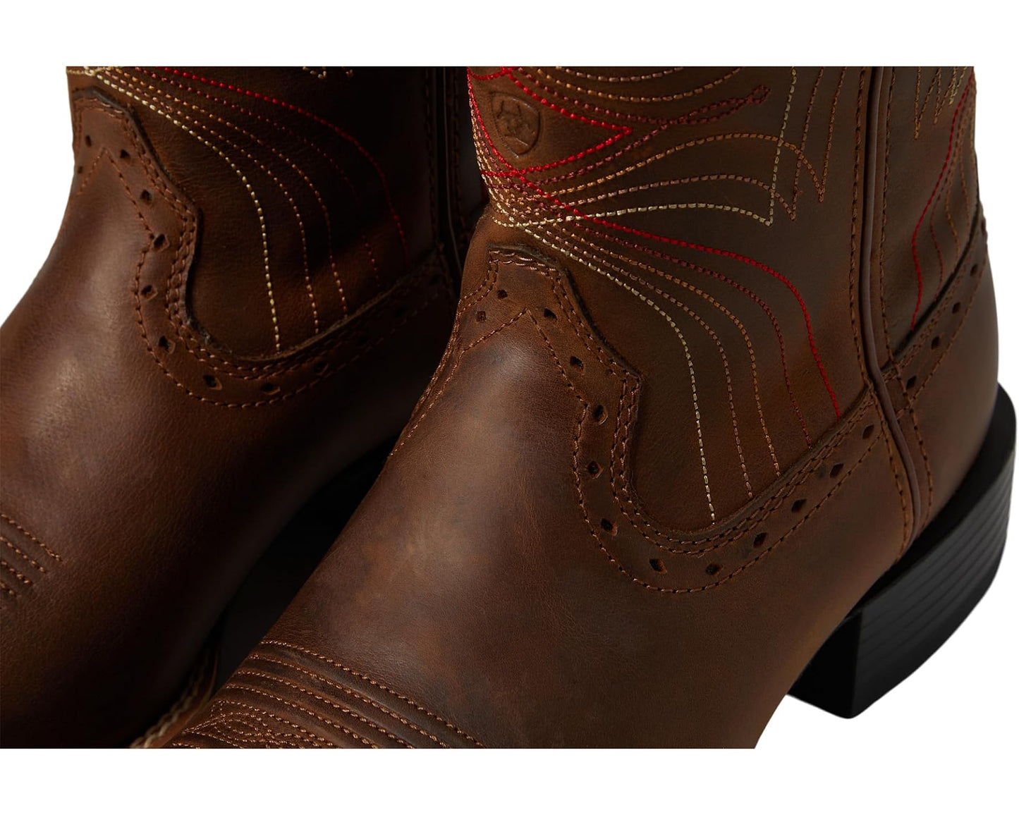 Unisex Ariat Sport Wide Square Toe Distressed Brown