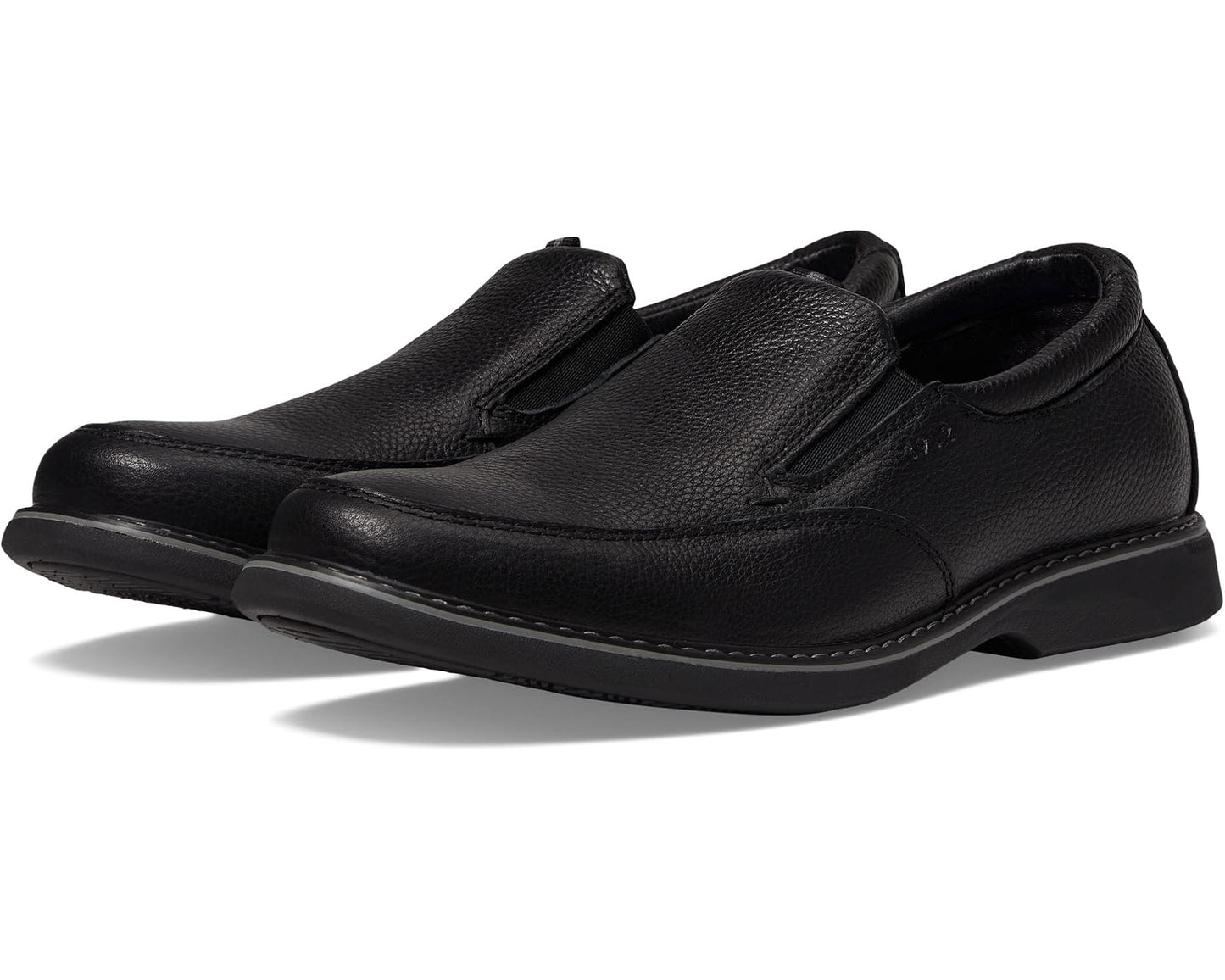 Men's Nunn Bush Otto Plain Toe Slip-On Black