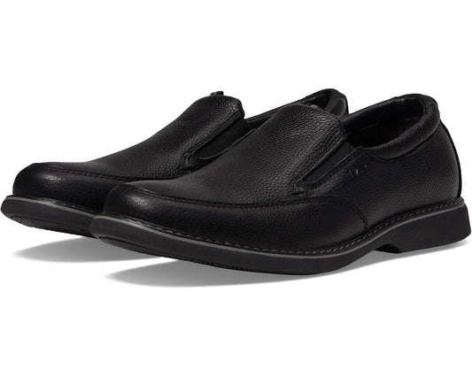 Men's Nunn Bush Otto Plain Toe Slip-On Black