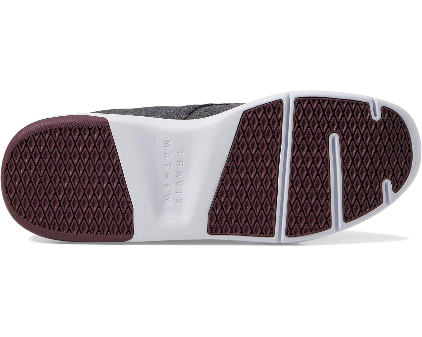Men's TravisMathew The Daily 2.0 Woven Heather Grey Pinstripe