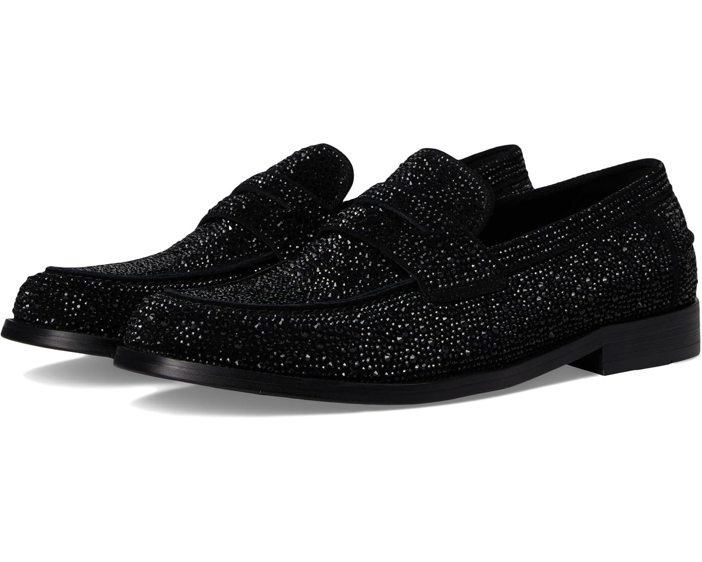 Men's Steve Madden Natan-R Black Rhinestones
