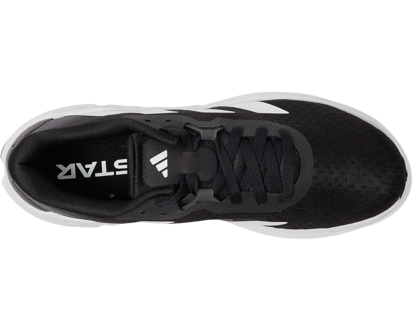 Men's adidas Adistar 3 Running Shoes Black/White/Grey