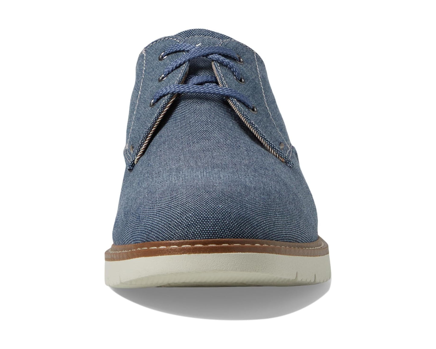 Men's Florsheim Vibe Canvas Plain Toe Oxford Blue