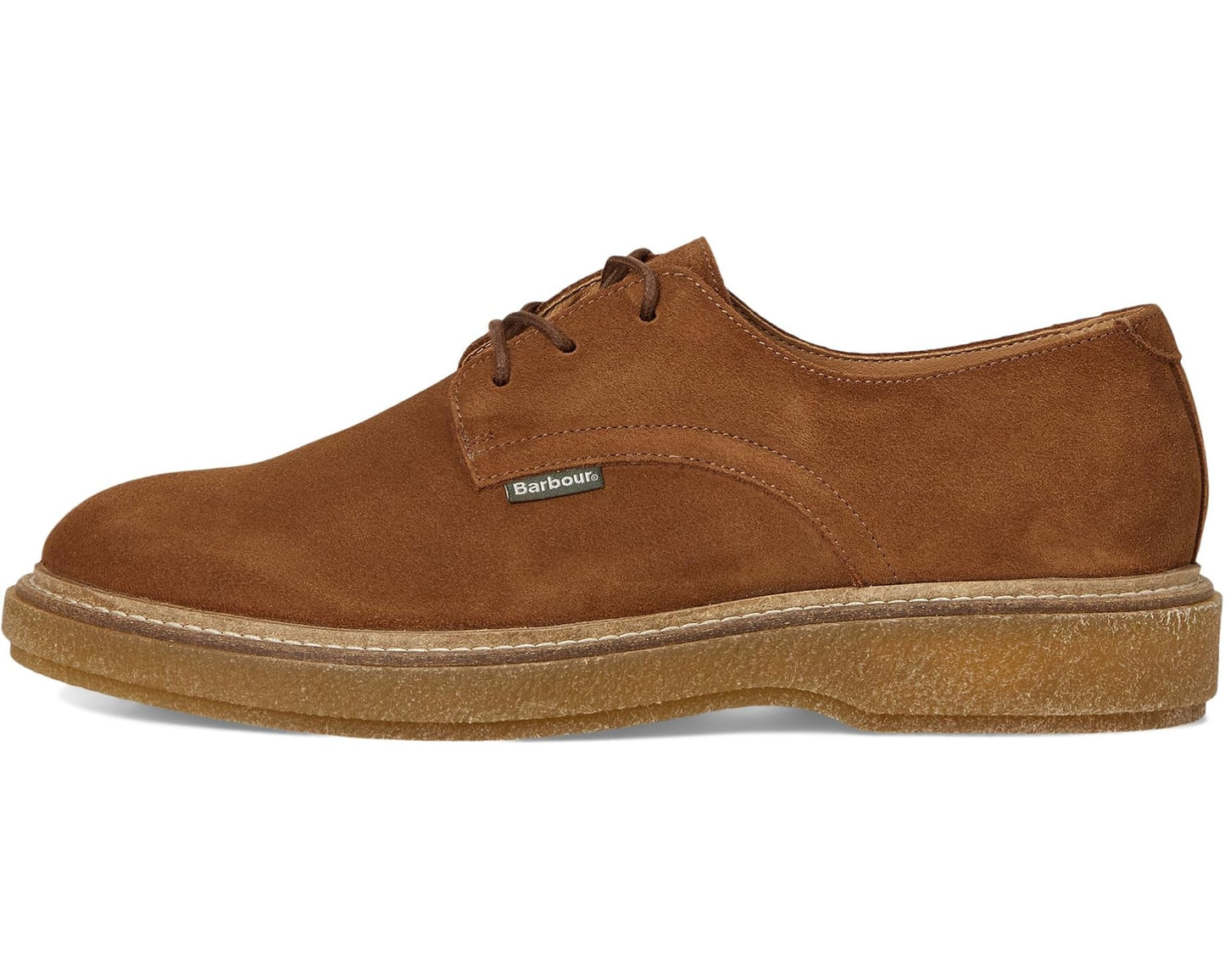 Men's Barbour Harefield Derby Shoe Toffee Suede