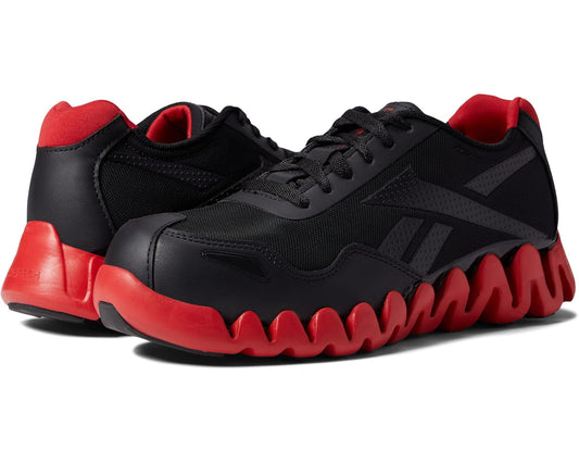 Men's Reebok Work Zig Pulse Work SD10 Comp Toe Black/Red