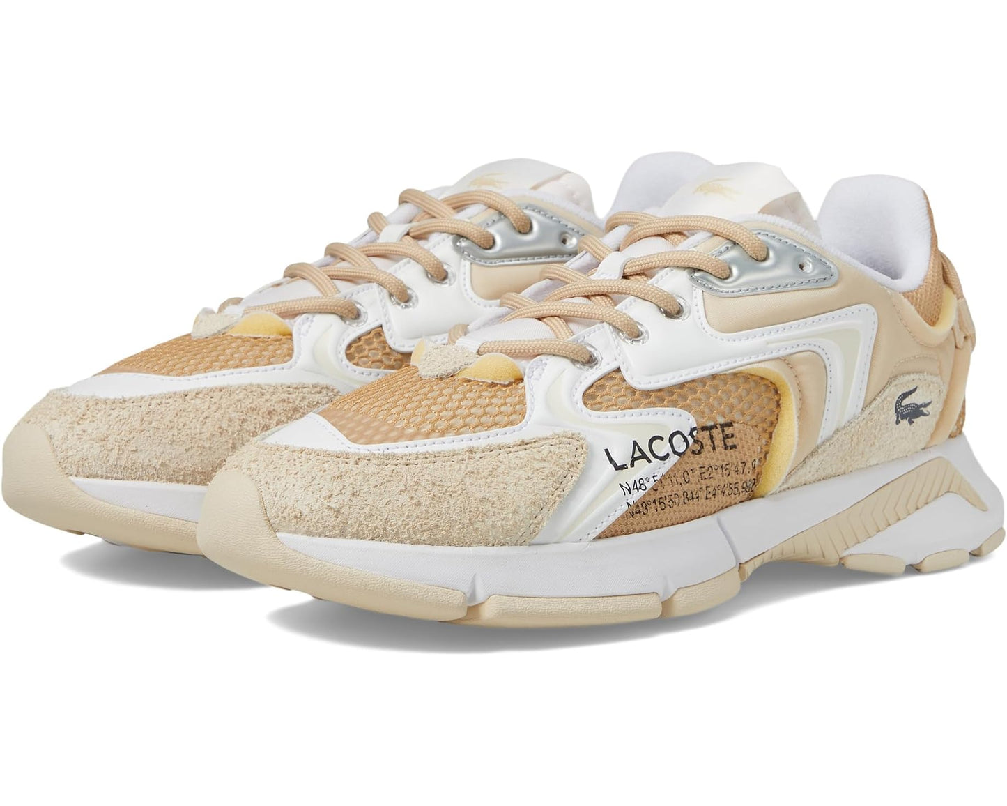 Men's Lacoste L003 Neo Sneakers Light Tan/White