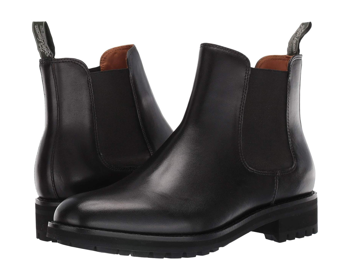 Men's Polo Ralph Lauren Bryson Chelsea Boot Black Dress Calf