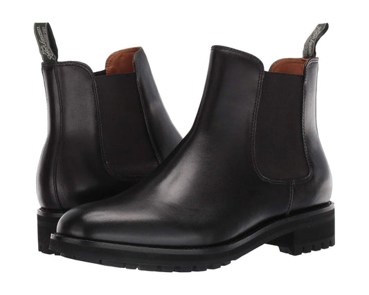Men's Polo Ralph Lauren Bryson Chelsea Boot Black Dress Calf
