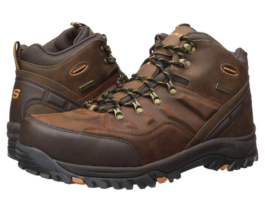 Men's SKECHERS Relaxed Fit Resment Traven Dark Brown