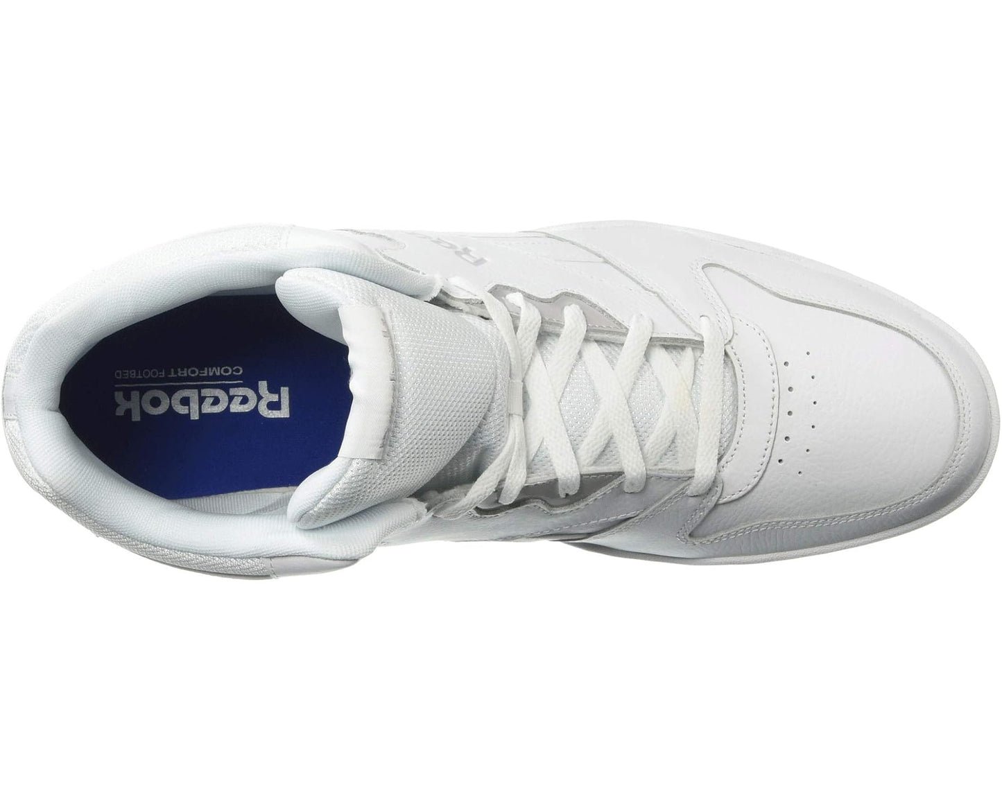 Men's Reebok Lifestyle Royal BB4500 HI2 High Top White/Light Grey Heather Solid Grey