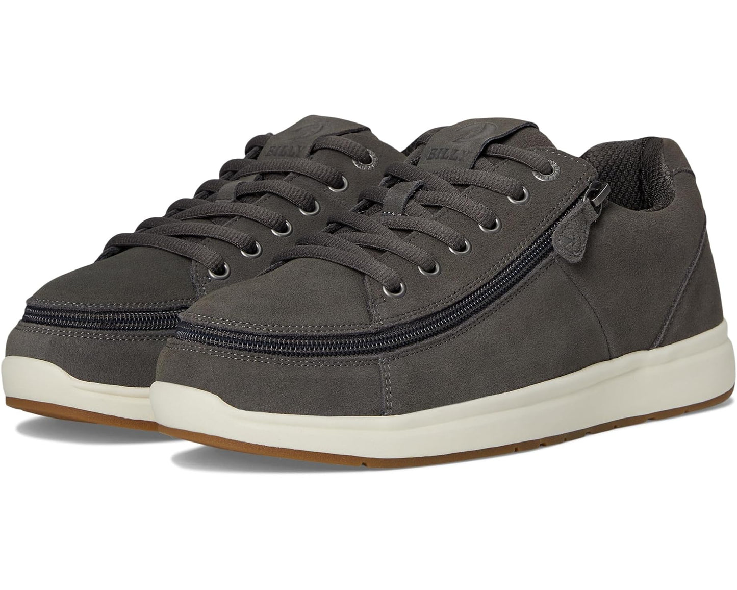 Men's BILLY Footwear Comfort Plush Charcoal Suede