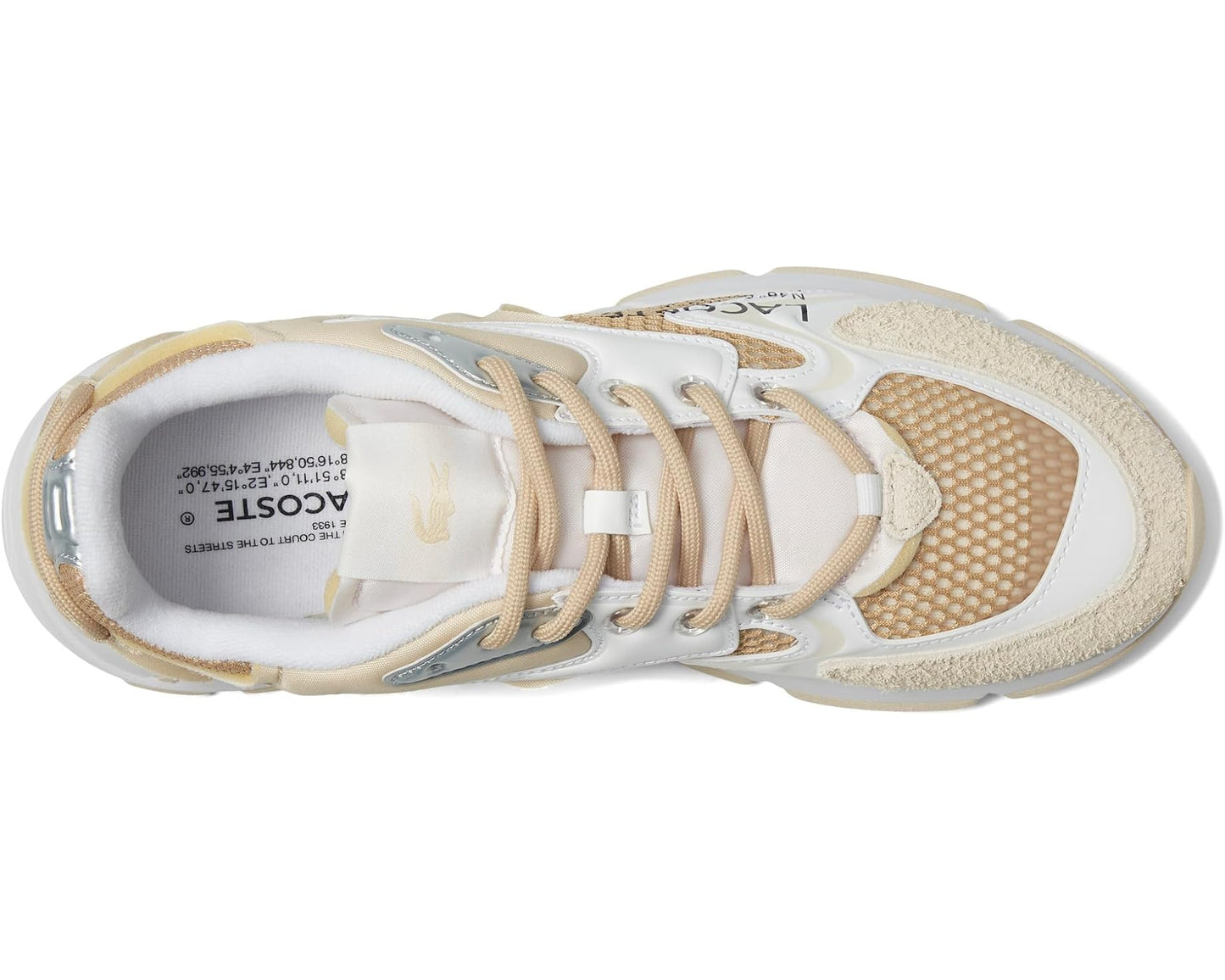 Men's Lacoste L003 Neo Sneakers Light Tan/White
