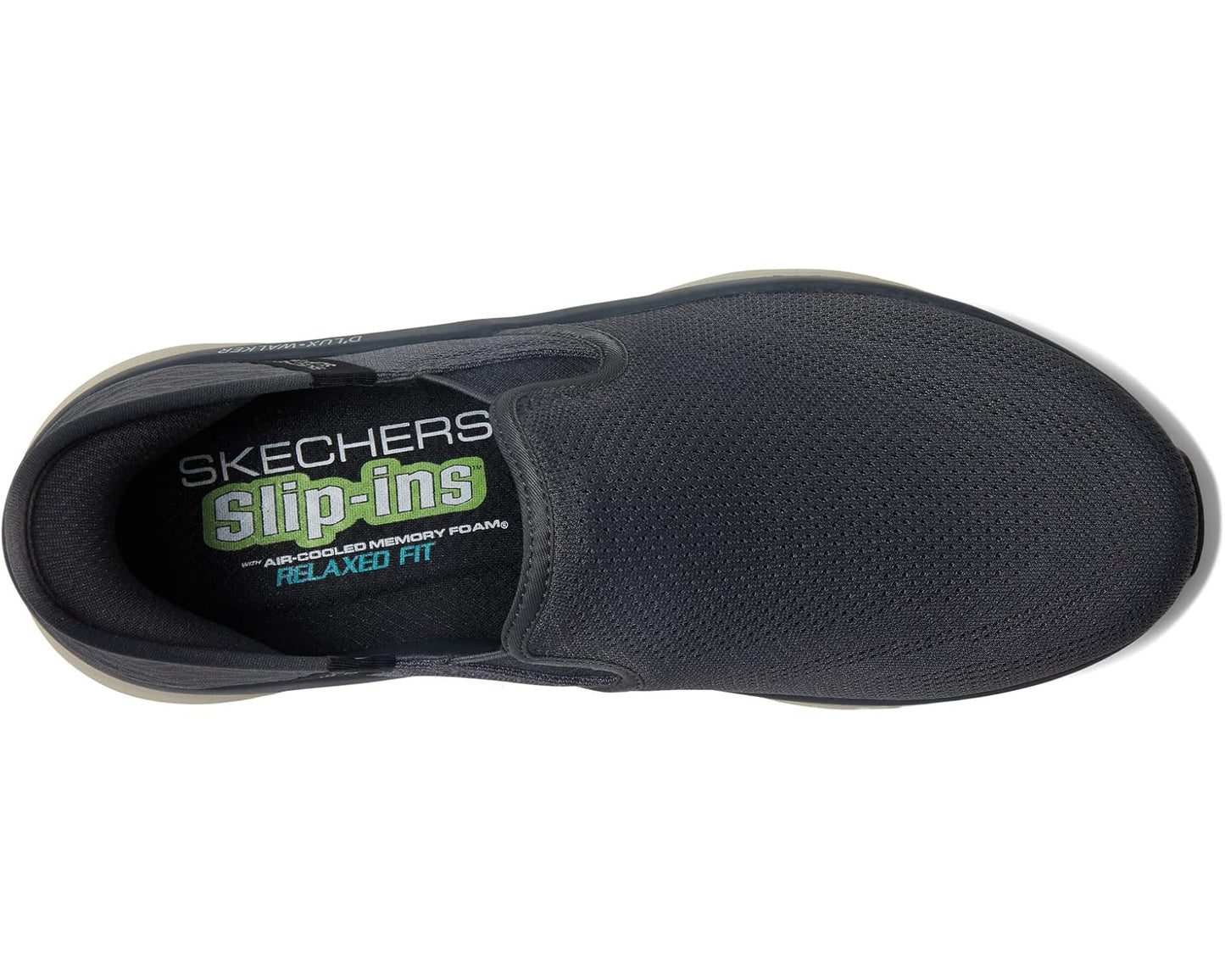 Men's SKECHERS D'Lux Walker Orford Hands Free Slip-Ins Charcoal