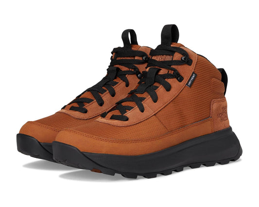 Men's The North Face Bergen Mid WP Burnt Umber/TNF Black