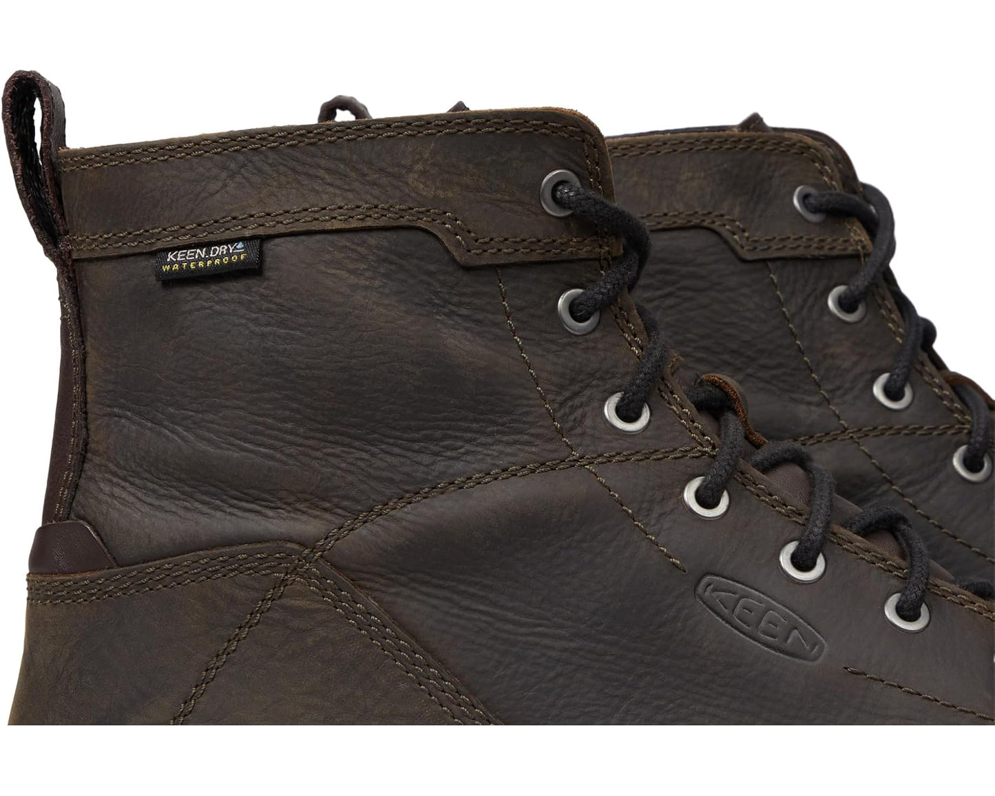 Men's KEEN Utility 6 San Jose Waterproof Soft Toe Cascade Brown