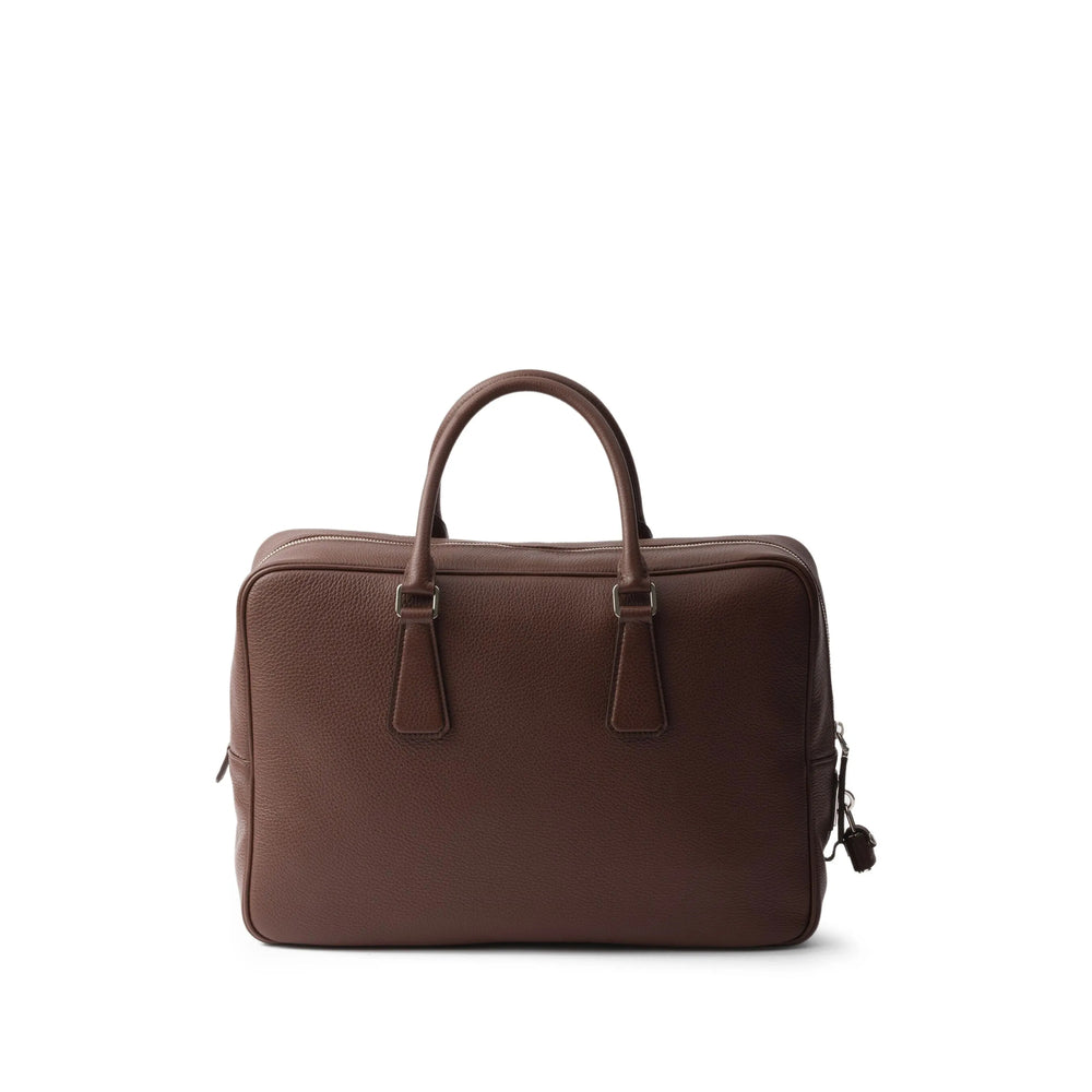 Prada Brown Laptop Bags & Briefcases Men