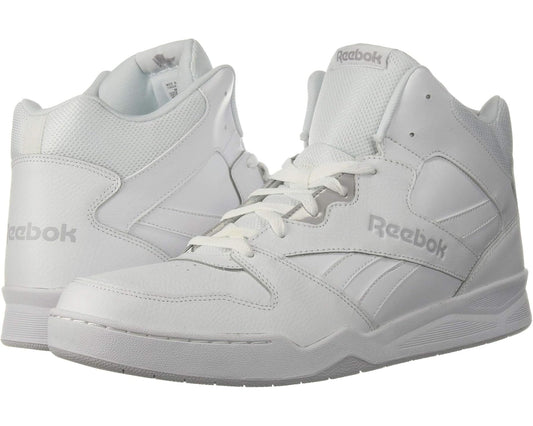 Men's Reebok Lifestyle Royal BB4500 HI2 High Top White/Light Grey Heather Solid Grey