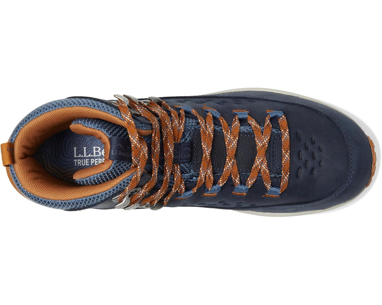 Men's L.L.Bean Trailfinder Waterproof Hiker Mid Carbon Navy