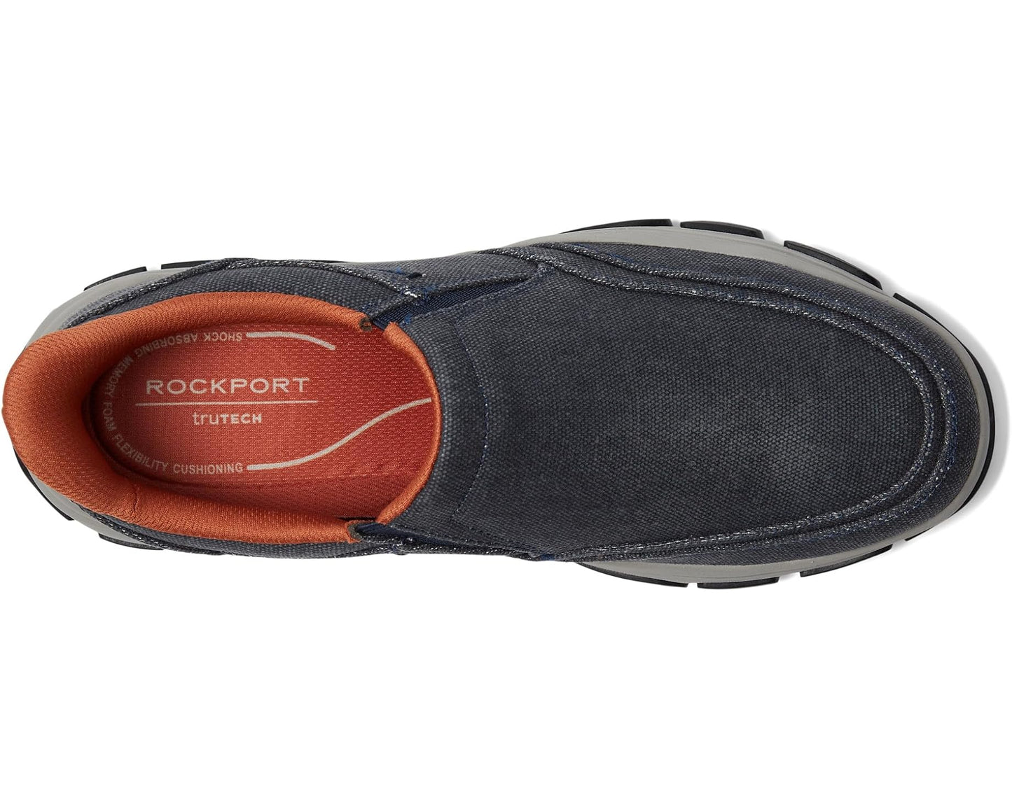 Men's Rockport Reece Dark Blue Canvas