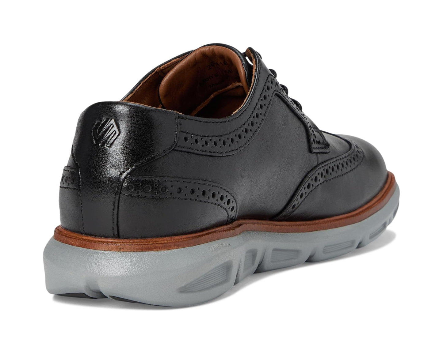 Men's Johnston & Murphy Larkin Wingtip Black Italian Calfskin
