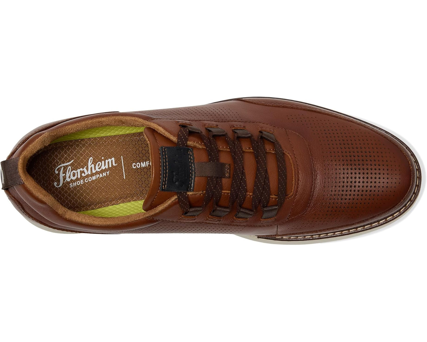 Men's Florsheim Launch Elastic Lace Slip-On Cognac Multi