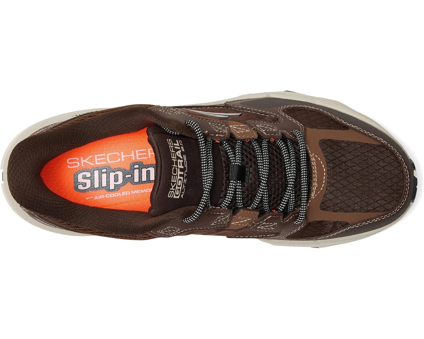 Men's SKECHERS Skechers Hands Free Slip-ins: Go Run Trail Altitude 2.0 Brown/Orange