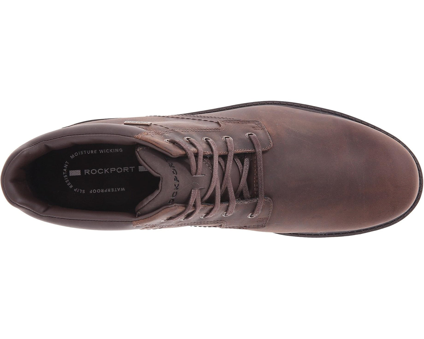 Men's Rockport Storm Surge Water Proof Plain Toe Boots Tan