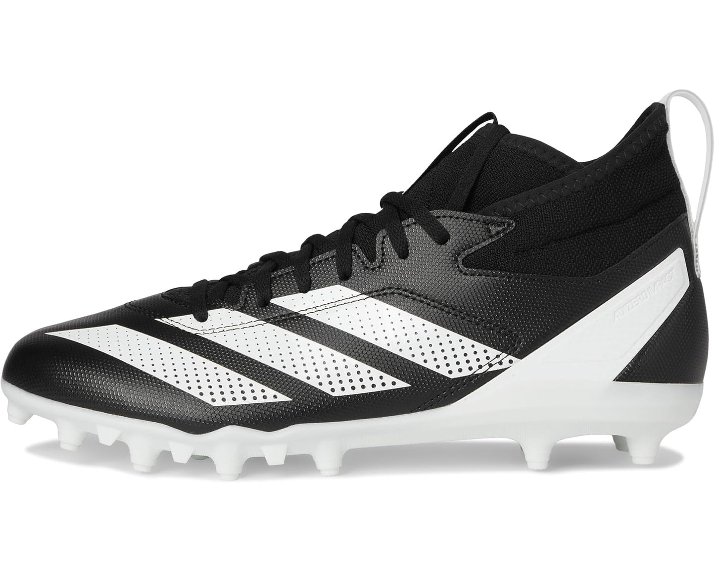 Men's adidas Adizero Impact.2 Football Cleats Black/White/Black