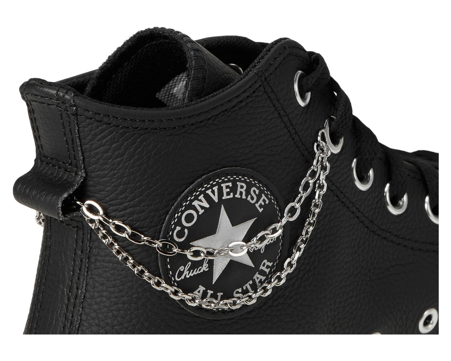 Unisex Converse Chuck Taylor All Star Chains Black/Silver/Egret